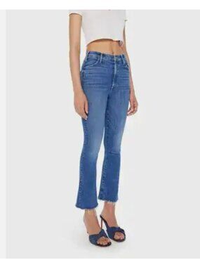 Mother Hustler Ankle Fray Jeans NWT Grasping At Straws Size 25